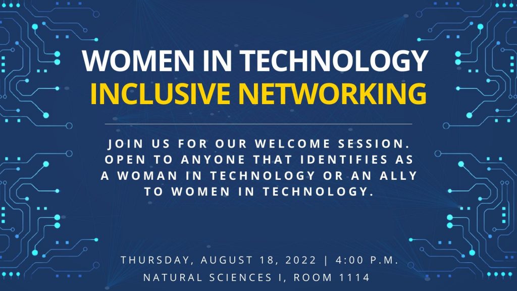 Women in Technology Inclusive Networking Welcome Session